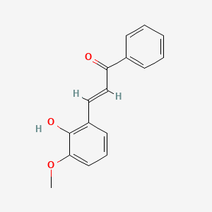 molecular formula C16H14O3 B12050345 2-Hydroxy-3-methoxychalcone CAS No. 144100-21-0