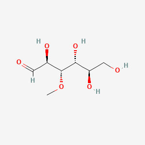 molecular formula C7H14O6 B1205039 3-O-甲基甘露糖 CAS No. 2922-60-3