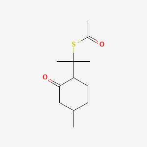 molecular formula C12H20O2S B12050434 p-Mentha-8-Thiol-3-One Acetate CAS No. 63299-27-4