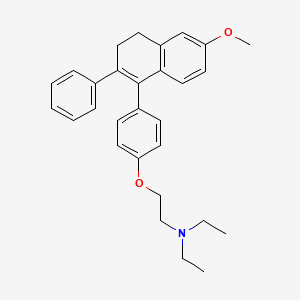 molecular formula C29H33NO2 B1205048 Unii-E7dpd9X6R3 CAS No. 1908-03-8