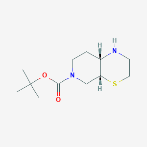 molecular formula C12H22N2O2S B12050549 Octahydro-pyrido[3,4-b][1,4]thiazine-6-carboxylic acid tert-butyl ester 