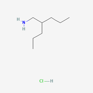 molecular formula C8H20ClN B1205056 2-propylpentan-1-amine hydrochloride(1:1) CAS No. 40755-21-3