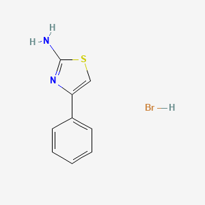 molecular formula C9H9BrN2S B12050589 4-Phenylthiazol-2-amine monohydrobromide CAS No. 34161-31-4
