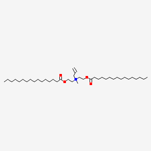 Bis(2-hexadecanoyloxyethyl)-methyl-prop-2-enylazanium