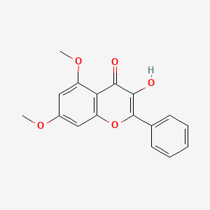 molecular formula C17H14O5 B12050718 5,7-Dimethoxy-3-hydroxyflavone 