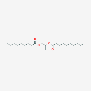 molecular formula C22H42O4 B12050787 Propylene glycol dipelargonate, AldrichCPR 