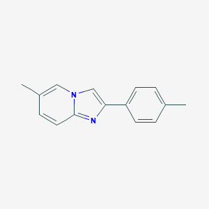 molecular formula C15H14N2 B120508 6-Methyl-2-p-tolyl-imidazo[1,2-a]pyridine CAS No. 88965-00-8