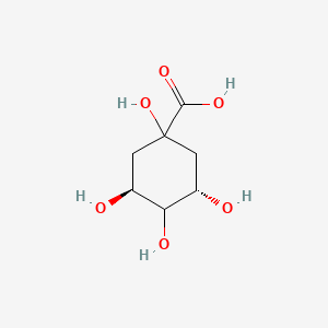 molecular formula C7H12O6 B1205080 Quinate CAS No. 36413-60-2