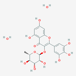 molecular formula C21H24O14 B12050806 Myricitrin dihydrate, AldrichCPR 