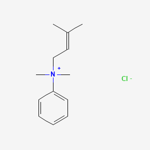 molecular formula C13H20ClN B1205085 Dimethylphenyl-gamma,gamma-dimethylallylammonium CAS No. 24339-08-0