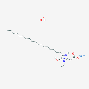molecular formula C25H49N2NaO4 B12050878 Sodium carboxymethylstearylhydroxy-ethyl imidazolinium hydroxide 