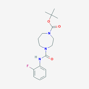molecular formula C17H24FN3O3 B12050885 Serine Hydrolase Inhibitor-8 