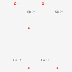 molecular formula Ca2O5Sb2 B1205089 Antimony calcium oxide CAS No. 55200-87-8