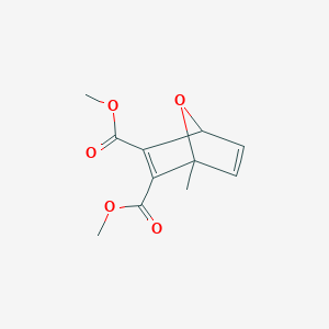 molecular formula C11H12O5 B12050935 Dimethyl 4-methyl-7-oxabicyclo[2.2.1]hepta-2,5-diene-2,3-dicarboxylate CAS No. 18064-04-5