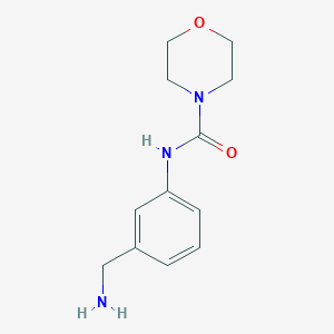 molecular formula C12H17N3O2 B12050998 N-(3-(aminomethyl)phenyl)morpholine-4-carboxamide 