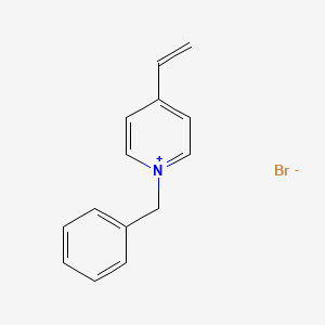 molecular formula C14H14BrN B1205103 1-Benzyl-4-ethenylpyridinium bromide CAS No. 6403-20-9
