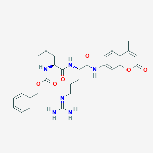 molecular formula C30H38N6O6 B120511 Z-Leu-Arg-AMC 
