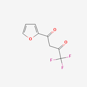 molecular formula C8H5F3O3 B1205112 2-呋酰三氟丙酮 CAS No. 326-90-9