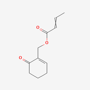 2-Butenoic acid,(6-oxo-1-cyclohexen-1-yl)methyl ester