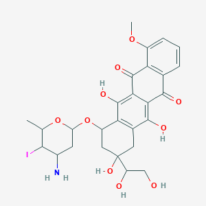 molecular formula C27H30INO10 B1205118 4'-Iododoxorubicinol 