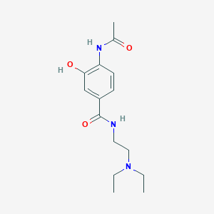 molecular formula C15H23N3O3 B1205122 N-Acetyl-3-hydroxyprocainamide CAS No. 79048-58-1