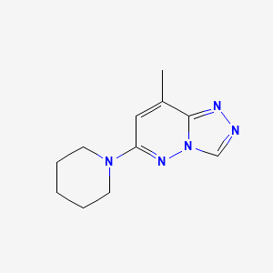 molecular formula C11H15N5 B1205125 Zindotrine CAS No. 56383-05-2