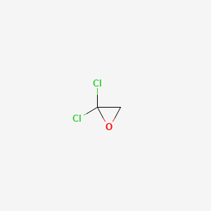molecular formula C2H2Cl2O B1205131 1,1-Dichloroethylene epoxide CAS No. 68226-83-5