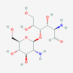 molecular formula C12H24N2O9 B1205134 Chitobiose CAS No. 577-76-4