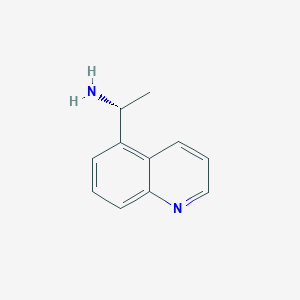 molecular formula C11H12N2 B12051376 (R)-1-(Quinolin-5-yl)ethan-1-amine 