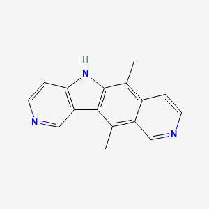 6,11-Dimethyl-5H-pyrido(3',4':4,5)pyrrolo(2,3-g)isoquinoline