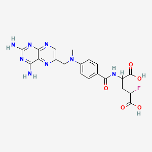 2-[[4-[(2,4-Diaminopteridin-6-yl)methyl-methylamino]benzoyl]amino]-4-fluoropentanedioic acid