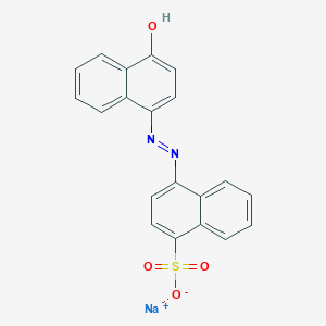 molecular formula C20H13N2NaO4S B12051595 Naphthylamine Brown F CAS No. 6409-10-5