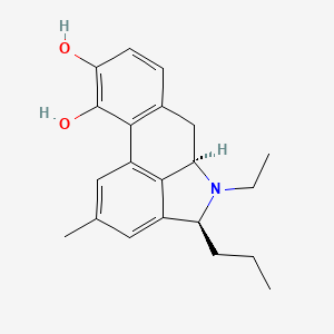 5-Ethyl 4,5,5a,6-tetrahydro-9,10-dihydroxy-2-methyl 4-n-propyldibenz(cd,f)indol