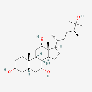 24-Methylcholestane-3,7,12,25-tetrol