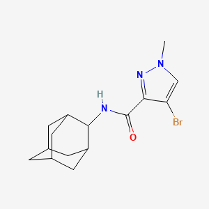 N-(2-adamantyl)-4-bromo-1-methyl-3-pyrazolecarboxamide