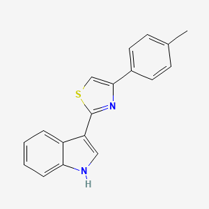 2-(3-indolylidene)-4-(4-methylphenyl)-3H-thiazole