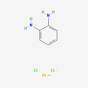 molecular formula C6H8Cl2N2Pt B1205187 cis-Dichloro(o-phenylenediamine)platinum(II) CAS No. 38780-39-1