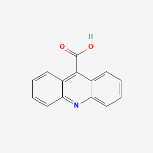 molecular formula C14H9NO2 B1205191 9-Acridinecarboxylic acid CAS No. 5336-90-3