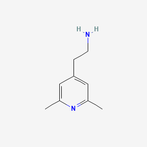 molecular formula C9H14N2 B12051930 2-(2,6-Dimethylpyridin-4-YL)ethanamine 