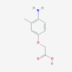 molecular formula C9H11NO3 B12051998 (4-Amino-3-methylphenoxy)acetic acid 