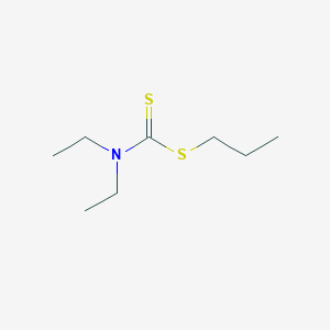 molecular formula C8H17NS2 B120520 S-Propyl N,N-diethyldithiocarbamate CAS No. 19047-77-9