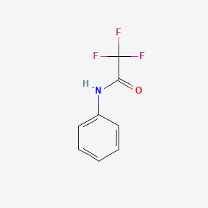 molecular formula C8H6F3NO B1205213 2,2,2-Trifluoro-N-phenylacetamide CAS No. 404-24-0