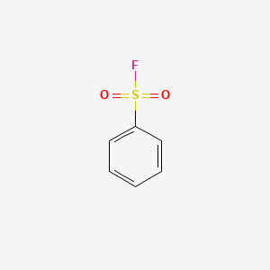 molecular formula C6H5FO2S B1205215 Benzenesulfonyl fluoride CAS No. 368-43-4
