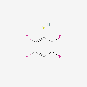 molecular formula C6H2F4S B1205216 2,3,5,6-Tetrafluorobenzenethiol CAS No. 769-40-4