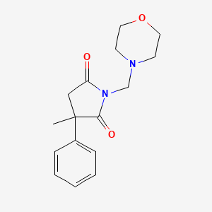 molecular formula C16H20N2O3 B1205217 Morsuximide CAS No. 3780-72-1
