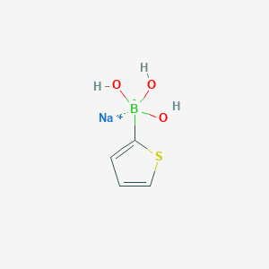 molecular formula C4H6BNaO3S B12052172 Sodium thiophene-2-trihydroxyborate 
