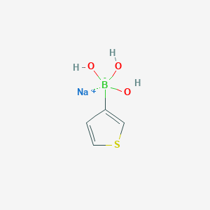 molecular formula C4H6BNaO3S B12052213 Sodium thiophene-3-trihydroxyborate 