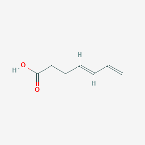 molecular formula C7H10O2 B12052234 6-Heptadienoic acid 