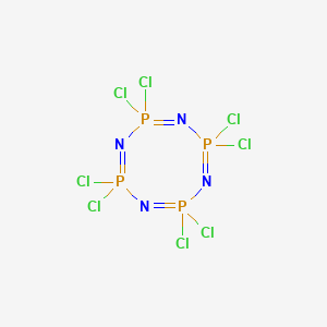 molecular formula Cl8N4P4 B1205224 Octachlorocyclotetraphosphazene CAS No. 2950-45-0