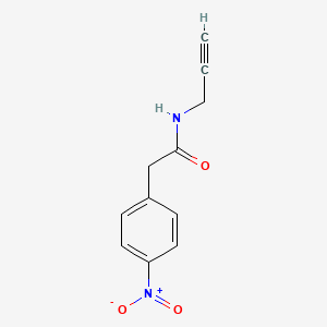 molecular formula C11H10N2O3 B12052436 2-(4-Nitrophenyl)-N-(prop-2-yn-1-yl)acetamide 
